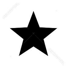 Star vector icon png isolated on white background