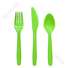 Plastic fork knife spoon