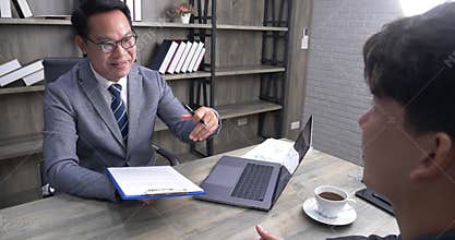 Job HR applicants having an interview with Human resource manager jobs interviewing with confident candidate at business firm offi