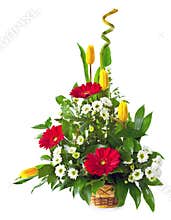 Bright flower bouquet