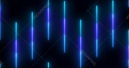 neon abstract lines animation on a black background.Neon abstract lines