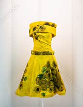 Exhibition \"Sleeping Beauty\" in Metropolitan Museum of New York. Collection of dresses from the best fashion designers