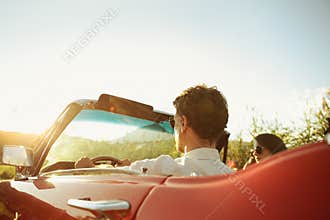 Vintage Car Couple