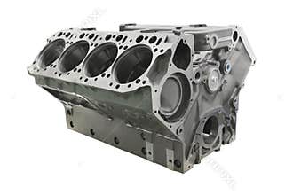 cylinder block of truck engine