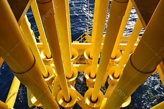 Pipelines in oil and gas platform