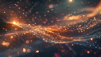The symphony builds and swells just like the interactions between the particles creating a beautiful display of energy