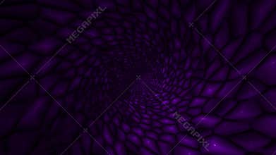 Purple Scales Swirl Tunnel 4K Loop