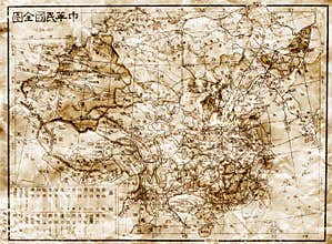 Old map of China