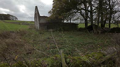Destination scenics b-roll of Magpie Mine in the Derbyshire Peak District National Park