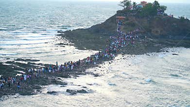 Morning landscape on Hon Ba island, Vung Tau, Vietnam