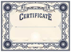 Certificate or Diploma Template