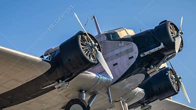Vintage Junkers JU 52 aircraft