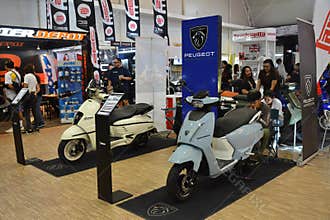 Peugeot django 150 at moto heritage weekend in Muntinlupa, Philippines