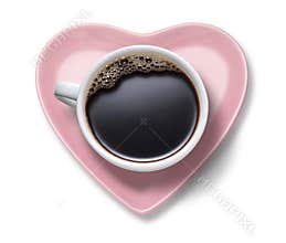 Love Coffee Cup Heart