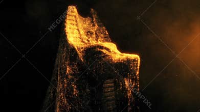 Anubis Egyptian Statue In Sun Glow