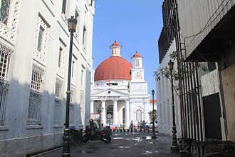Blenduk Church , Semarang, Indonesia