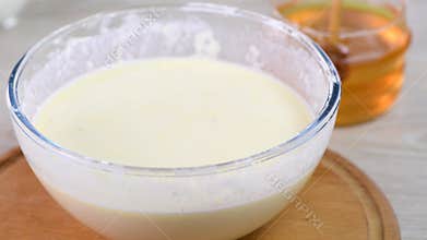 Honey is an ingredient that is added to a recipe instead of sugar.