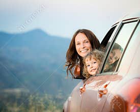 Family car trip