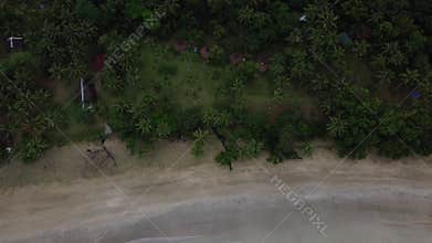 Philippine Paradise: Aerial Drone Views of Stunning Sunsets, Sunrises, and Tropical Beaches with Palm Trees