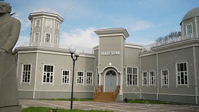 Planetarium Penza, Russia, October 09, 2023. Planetarium and science museum. Planetarium in Penza, appearance