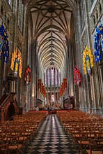 Cathedral of the holy cross in Orleans