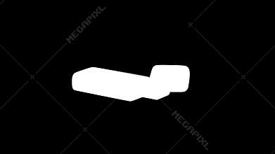 Black usb-c flash drive