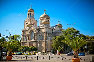 The Cathedral of the Assumption in Varna, Bulgaria.