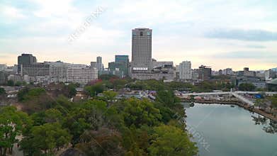 View of Hiroshima City from Hiroshima Castle
