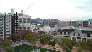 View of Hiroshima City from Hiroshima Castle