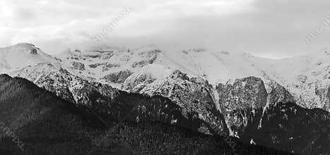 Snowy mountains