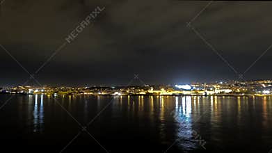 A Timelapse Recording From a Ship as it Departs Lisbon