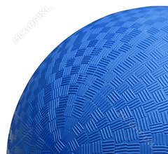 Blue Dodge Ball Close Up