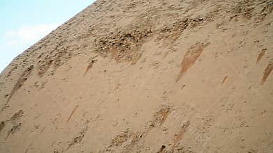 Detail of Bent Pyramid (Sneferu) at Dahshur, Egypt