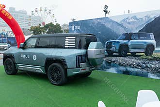 BYD Yangwang U8, a high-performance plug-in hybrid SUV