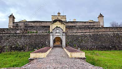Fortress of Santa Luzia, Elvas, Portugal. Garrison Border Town of Elvas and its Fortifications