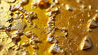 Explore the fascinating texture and appearance of pollen under close examination in nature's details