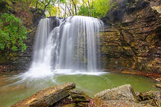 Hayden Run Falls Park in Autumn, Columbus, Ohio