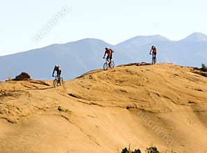 Mountain biking in the mountains