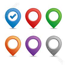 Color pin set