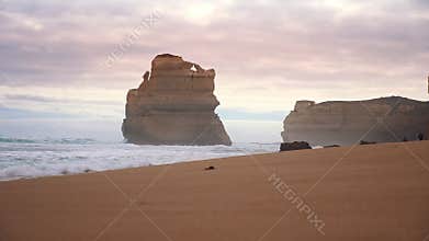 Magnificence of The Twelve Apostles at sunset, Port Campbell National Park, Australia.