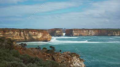 Magnificence of The Twelve Apostles at sunset, Port Campbell National Park, Australia.