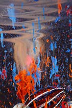 Abstract liquid art