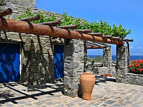 A stone house