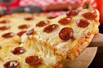 Pepperoni Pizza Slice