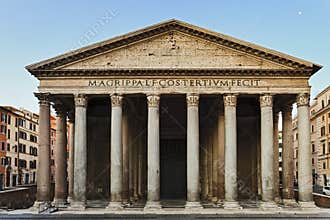 Rome Pantheon Front