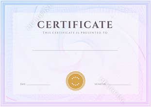 Certificate, Diploma template. Award pattern