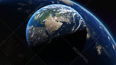 FHD footage of a habitable exoplanet, based on the latest astronomical discoveries.