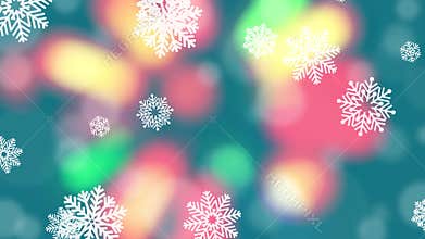 Christmas snowflake background