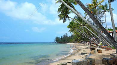 Coastal Resort Scenery of Phu Quoc Island (Ong Lang Beach), Vietnam