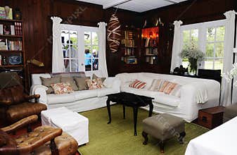 Cozy Cottage Room - Home Interior - Family and Friends
